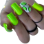 COSMONAIL Gel Polish Neon 001 Neon Lime, 8 ml
