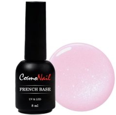 COSMONAIL Френч  база LL Glitter Baby Pink Glow 048, 8 мл