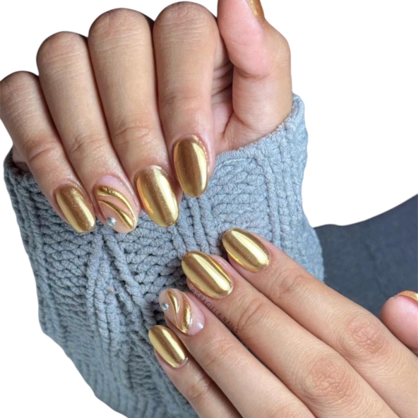 BORN PRETTY Metallic 9 Pigmento para uñas