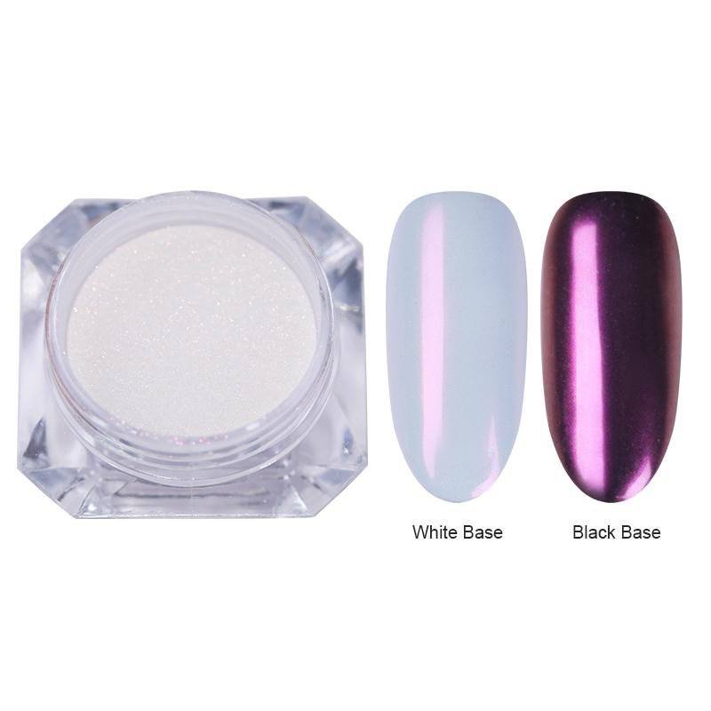 BORN PRETTY - Pigmento de Uñas Purpurina Cromo 3, 1 g