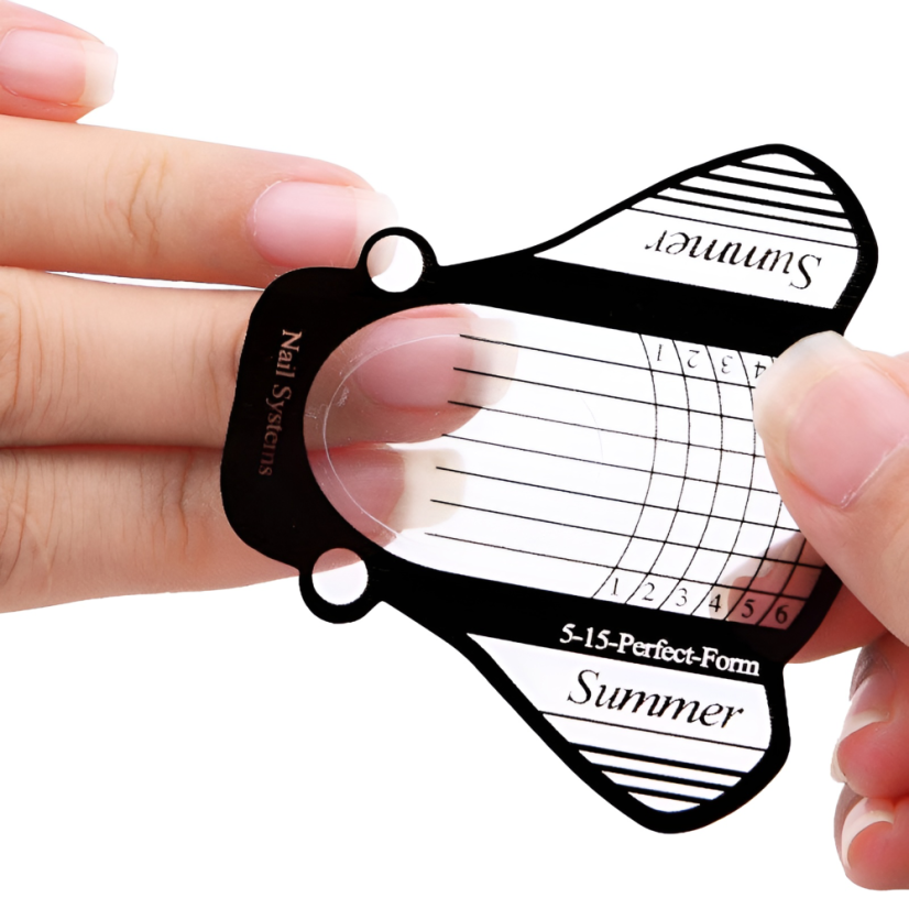 BAFI Plastové šablony pro modeláž nehtů, 500 ks