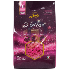 ITALWAX Glowax cherry pink Zrnka vosku, 400 g