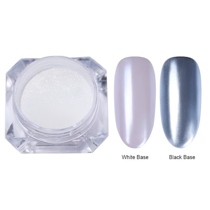 BORN PRETTY Glitter chrome 1 - pigmento para uñas, 1g