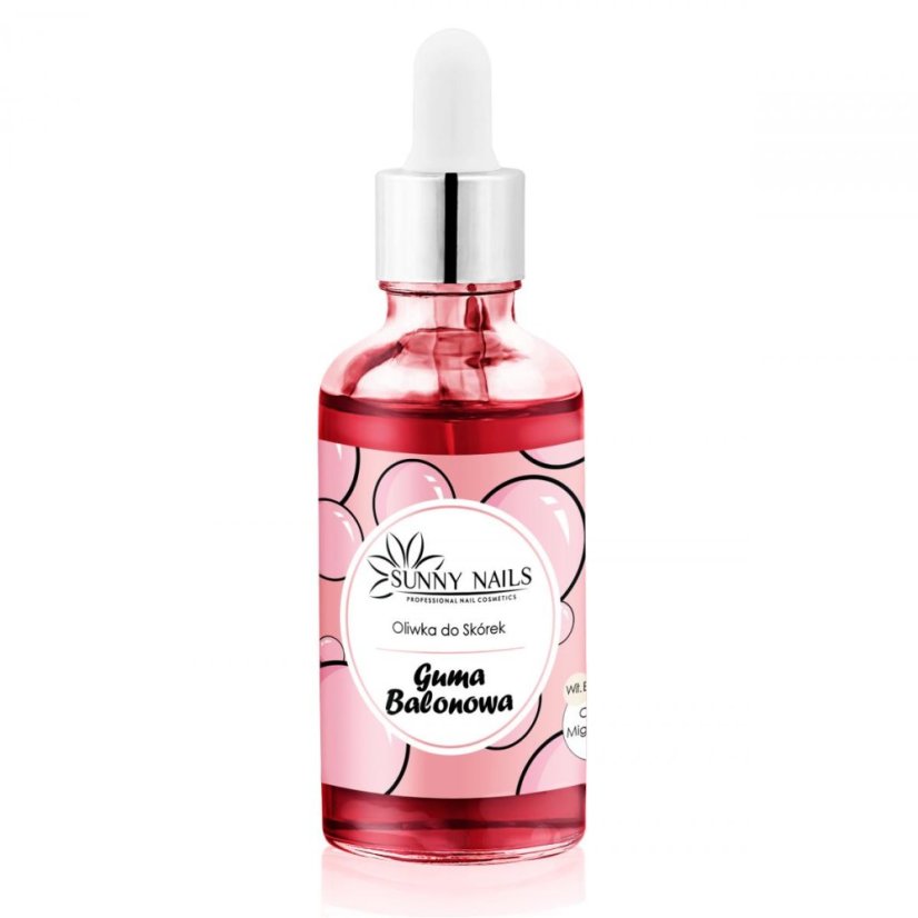 SUNNY NAILS - olej na nehty s kapátkem Bubble gum, 50 ml