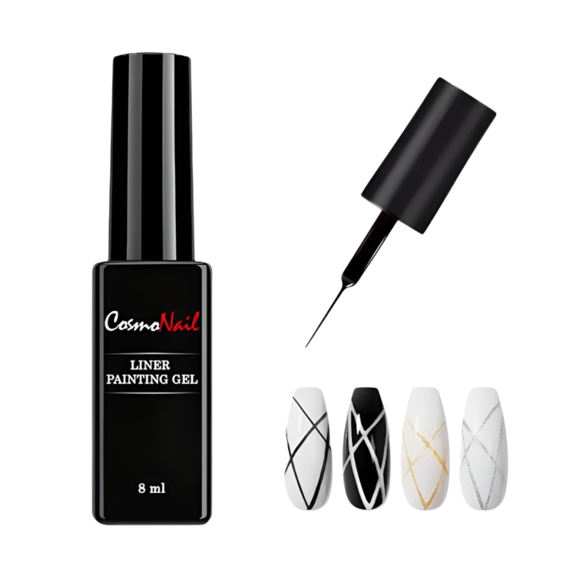 COSMONAIL Liner painting gel - negro, 8 ml