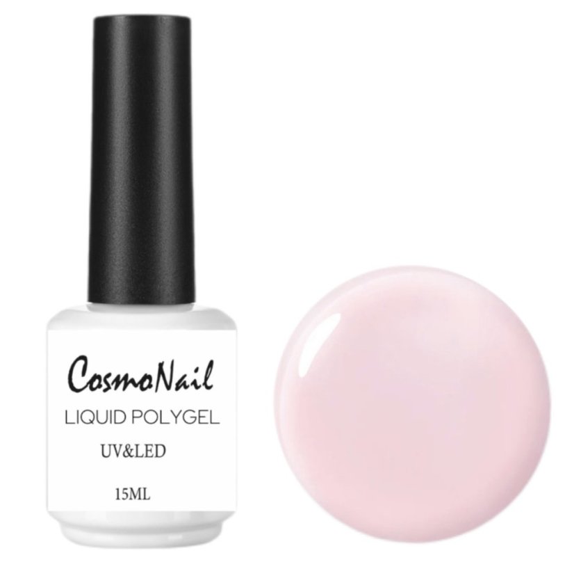 CosmoNail Liquid Polygel Baby Rosé 9, 15 ml