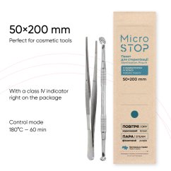 MICROSTOP - sterilizační sáčky 50х200 mm, 100 ks