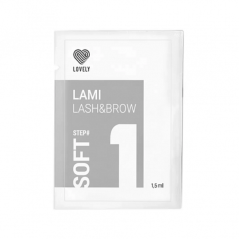 LOVELY Soft 1 - laminación de cejas y pestañas, bolsa 1,5 ml