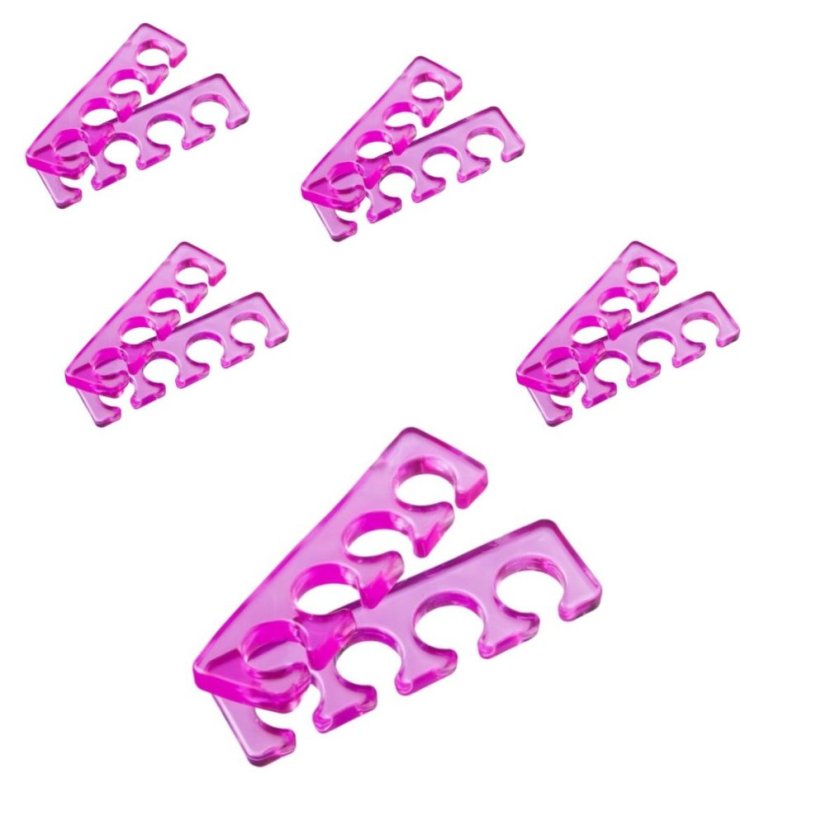 Separador de silicona para pedicura, 10 pares