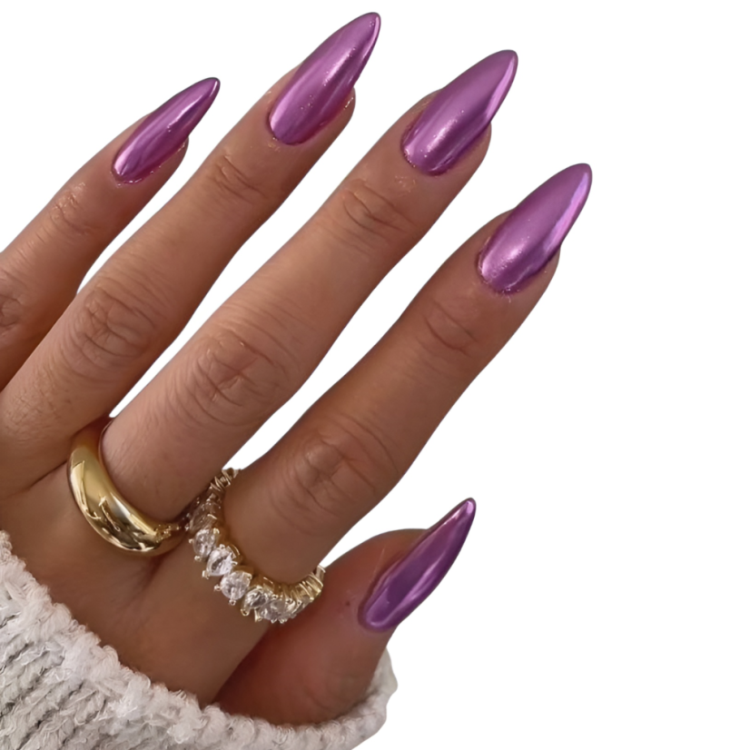 NICOLE DIARY Solid chrome 7 - Pigmento cromado para uñas con efecto espejo