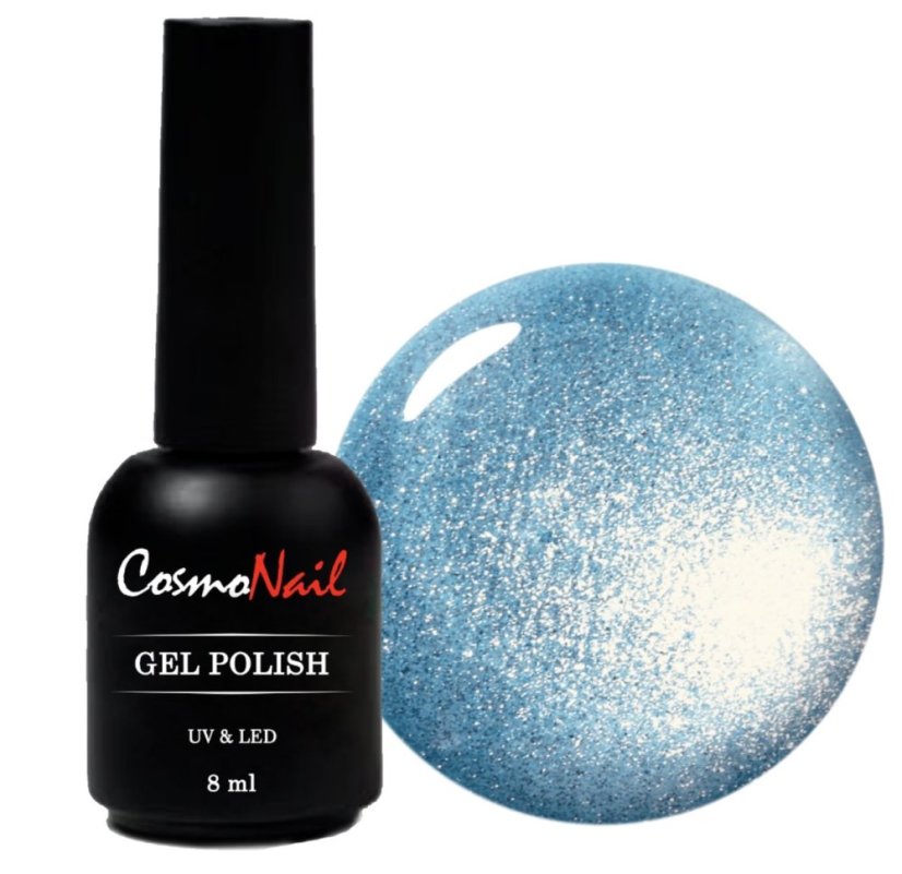 COSMONAIL gel lak Flashing Disco 02 - Icy Blue, 8 ml