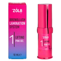 ZOLA Color Lab Lifting Pink Gel 01 - laminace řas a obočí, 10 ml