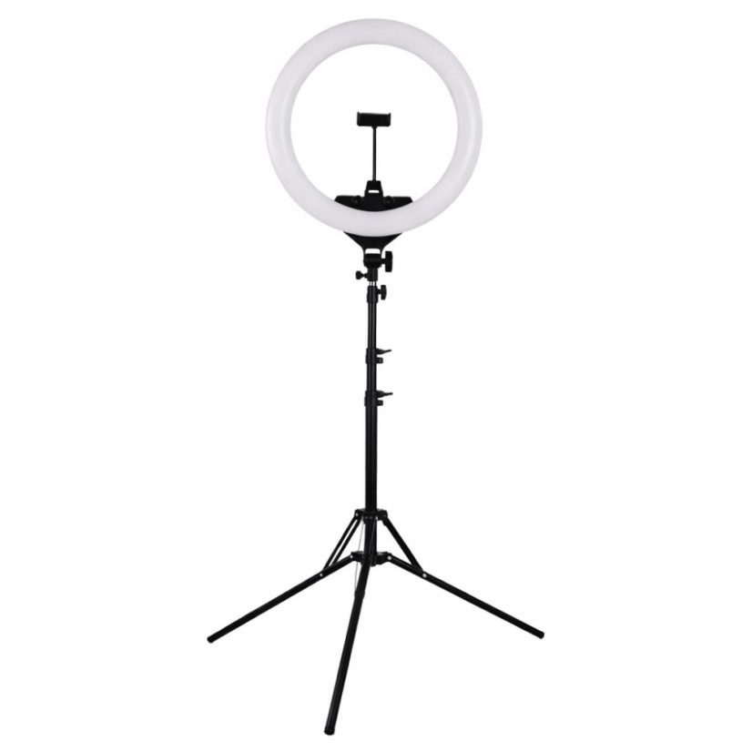 Profesionální kruhové LED světlo 56 cm se stativem, pro make-up, studio  a focení