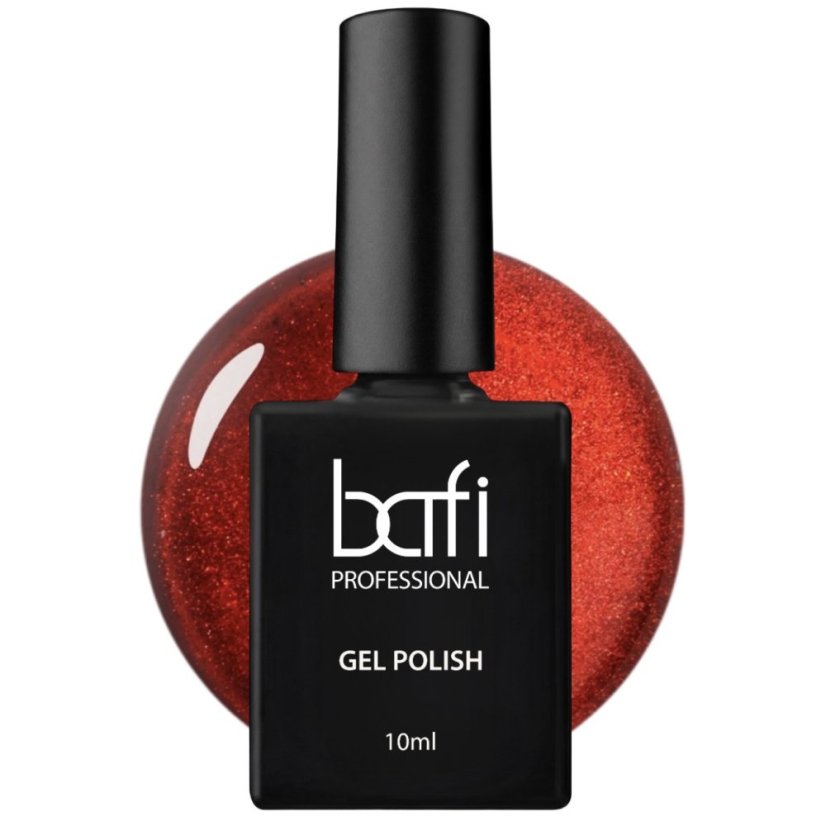 BAFI Gel Polish Silk Cat 07 Royal Red, 10 ml
