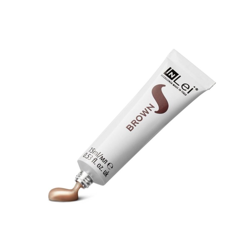 INLEI Brown - tinte para cejas y pestañas, 15 ml