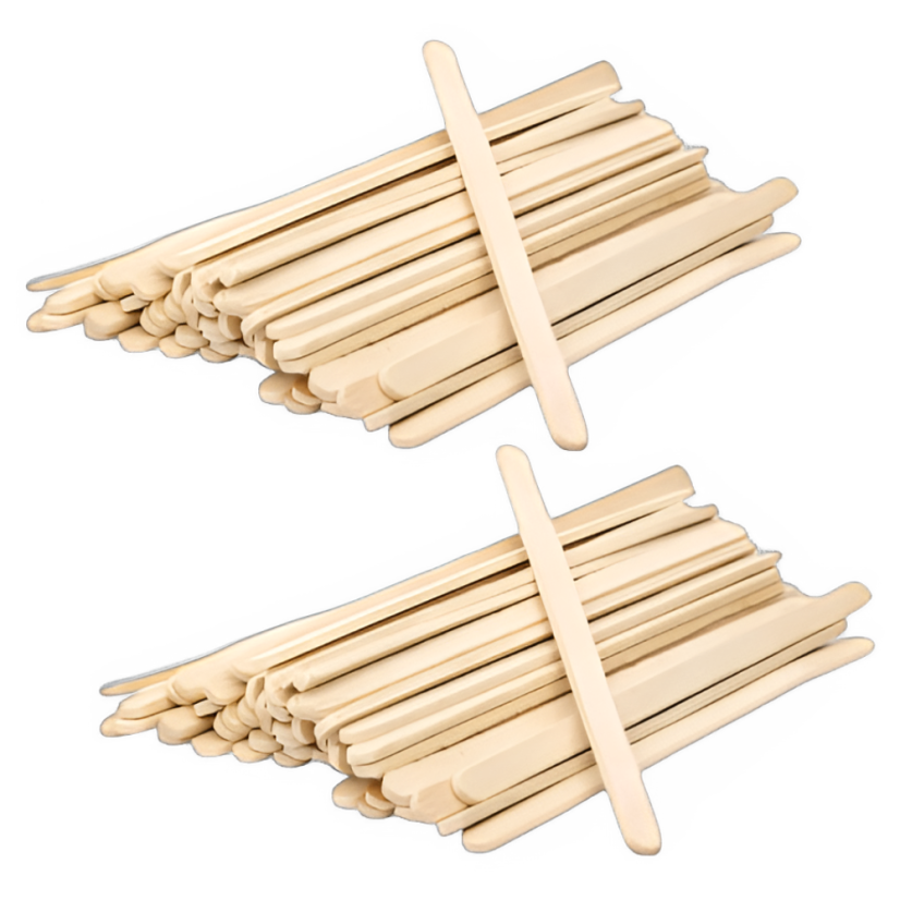 BAFI Depilační špachtle dřevěné  tenké, 200 ks (2x100)