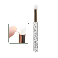 Очищающая кисточка для наращенных ресниц, серебристый