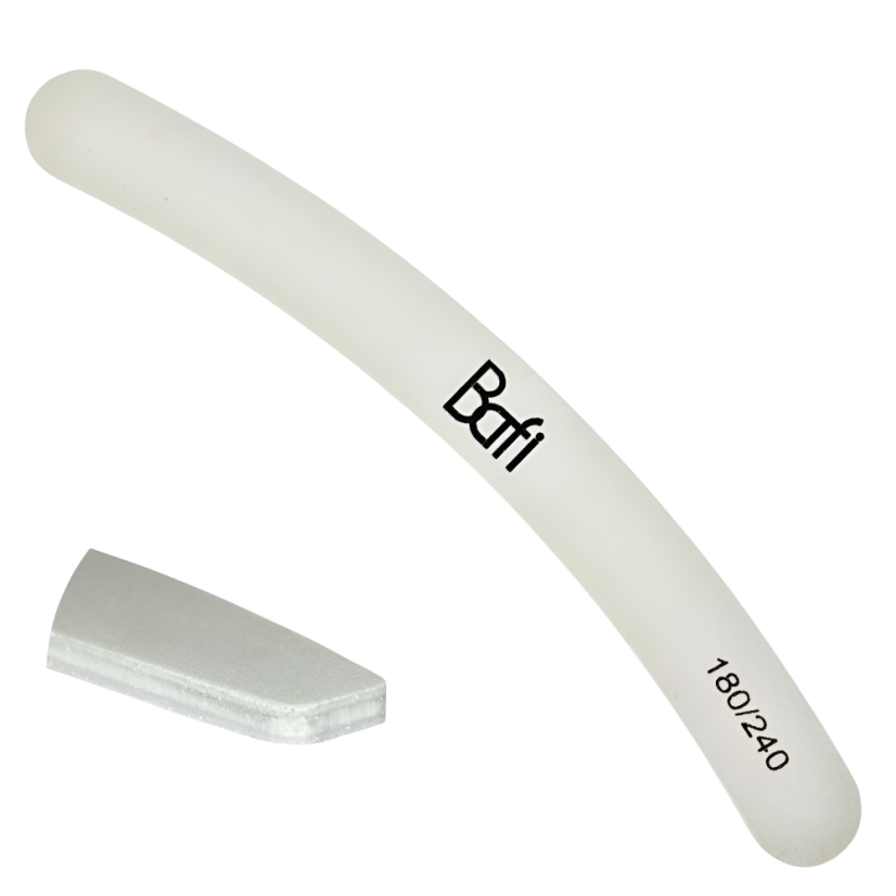 BAFI Premium 180/240 - jednorázový pilník na nehty banán