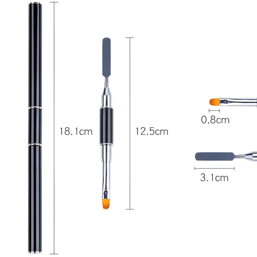 Štětec 2 v 1 pro akrygel