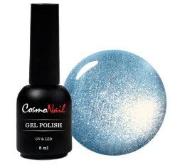 CosmoNail Gel polish Flashing disco 02 Icy Blue, 8 ml