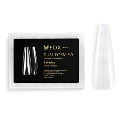 F.O.X Верхние формы для наращивания ногтей 3.0 Балерина, 120 шт