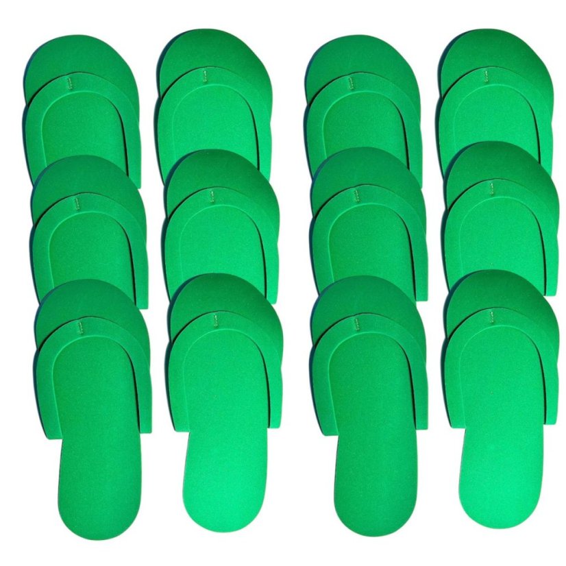 Zapatillas de vinilo, 12 pares