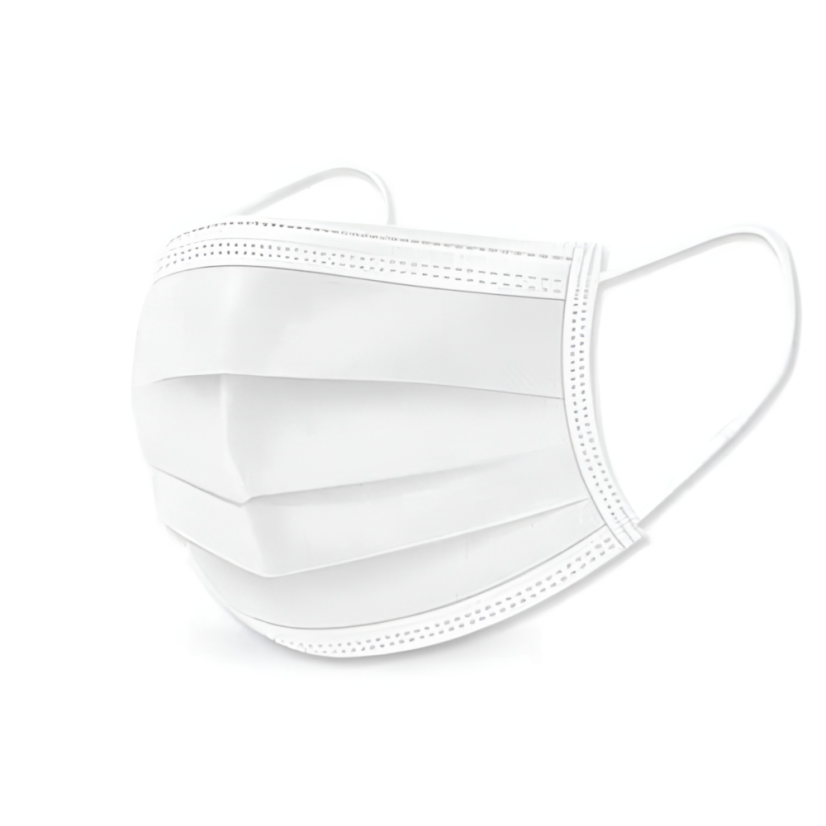 Mascarilla blanca, 50 uds