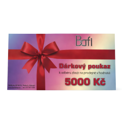 Dárkový poukaz 5000 Kč