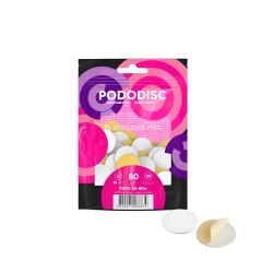 STALEKS Subdisc Pro L, PDFS-25-80w - papel de lija de espuma de recambio, 50 piezas, grano 80