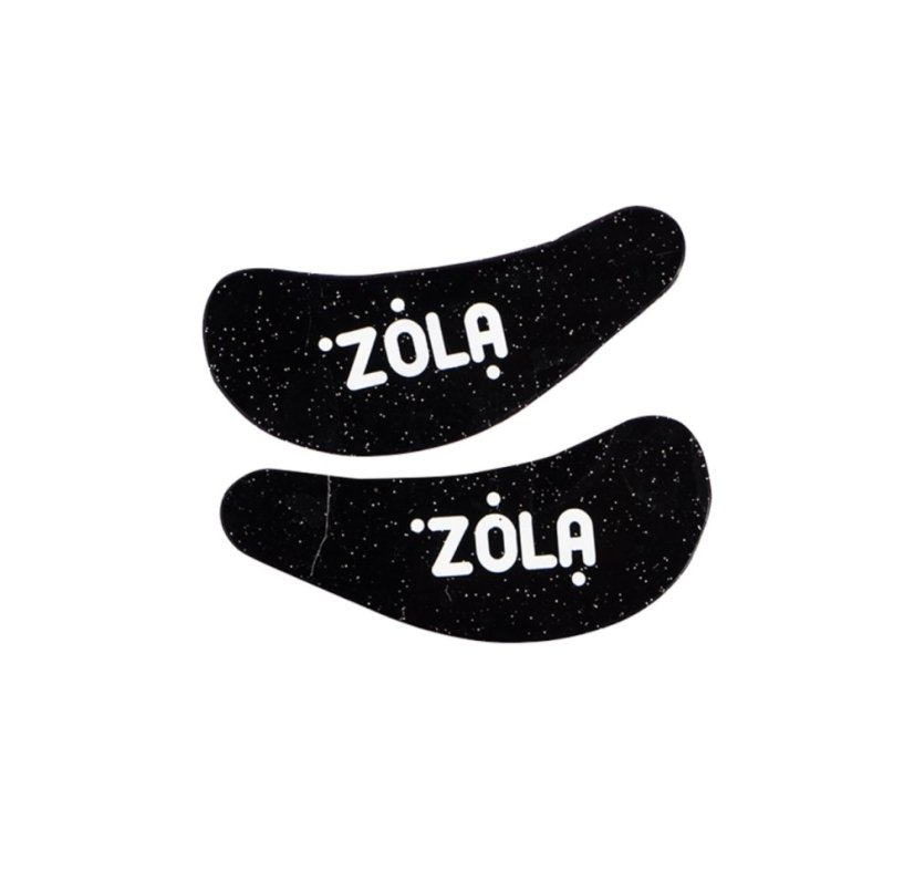 ZOLA - almohadillas oculares de silicona negras, 1 par