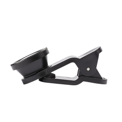 Lente para teléfono móvil 3 en 1, color negro