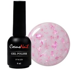 COSMONAIL Гель лак Milky Flakes 013 Pink Crystal, 8 мл