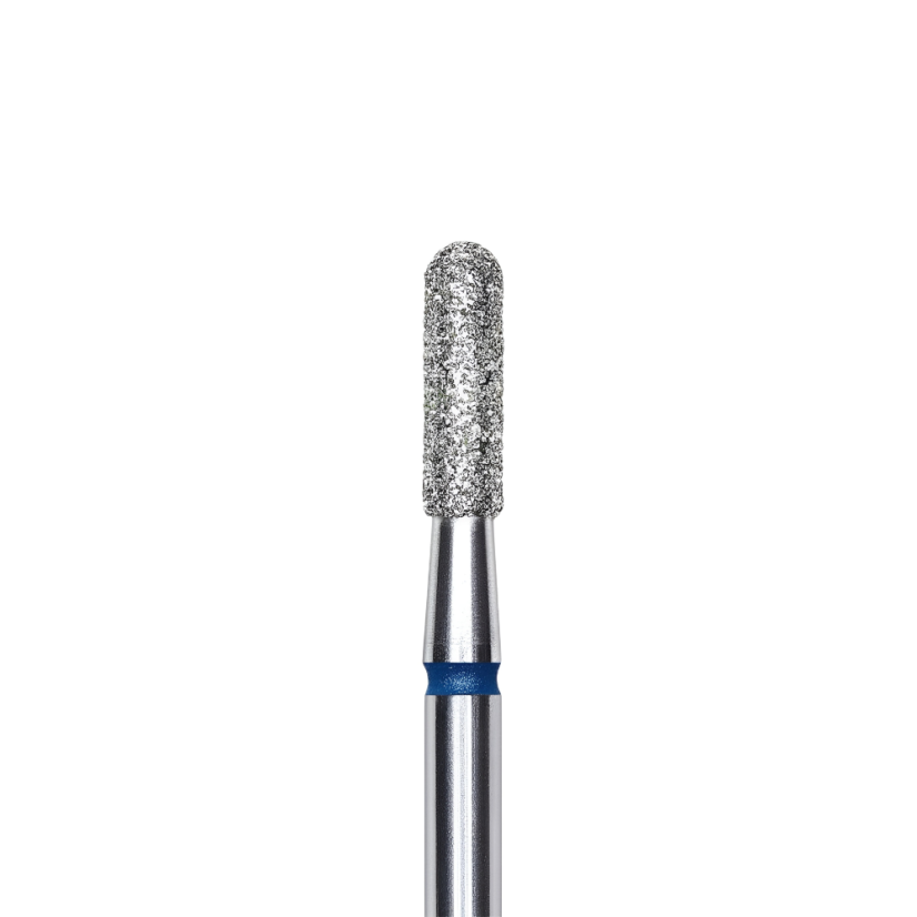 STALEKS – Fresa de diamante, cilindro redondeado, azul 23/8, FA30B023/8