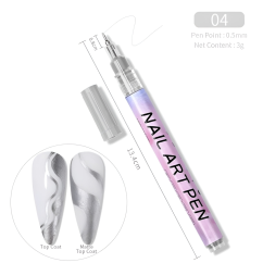 BORN PRETTY Tužka na nail art, šedá