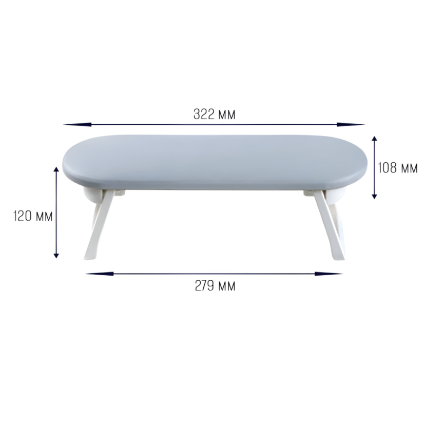 BAFI Reposabrazos de estilo, blanco