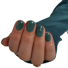 COSMONAIL Gel lak Flashing Disco 16 Sparkling Green, 8 ml