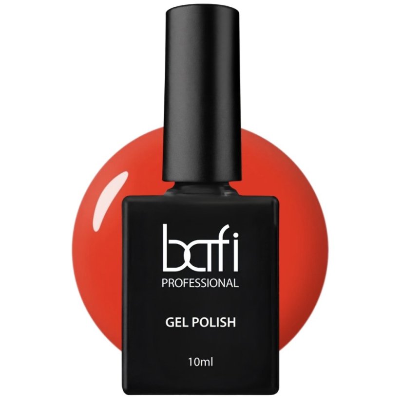 BAFI Gel Polish 022 Scarlet Red, 10 ml