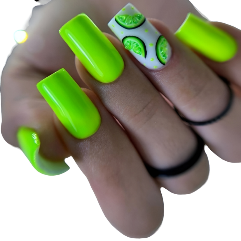 COSMONAIL Gel Polish Neon 001 Neon Lime, 8 ml