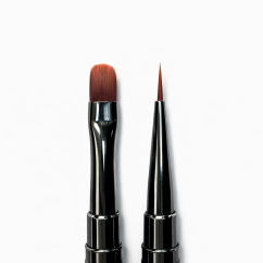 BAFI Gel Nail brush set Oval & Liner - 2 pc