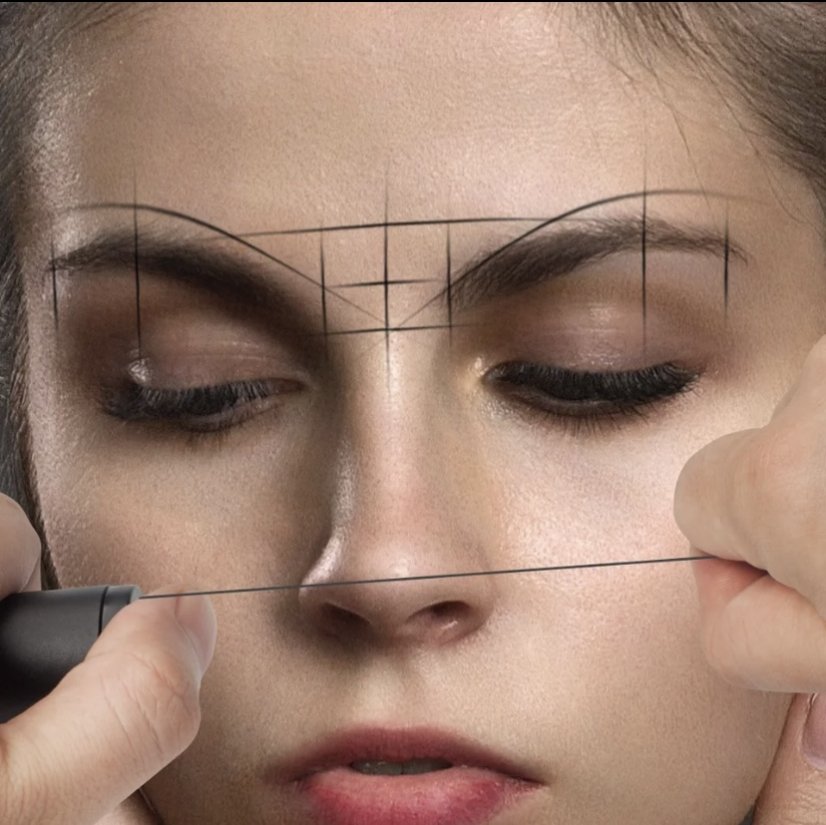 Hilo negro para cejas 20m
