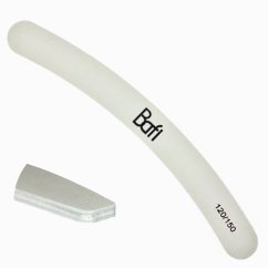 BAFI - Premium disposable nail file 120/150 - banana