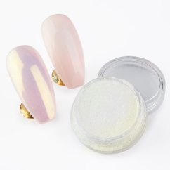 ALLEPAZNOKCIE Efecto glamour dorado, NR2 - pigmento para uñas