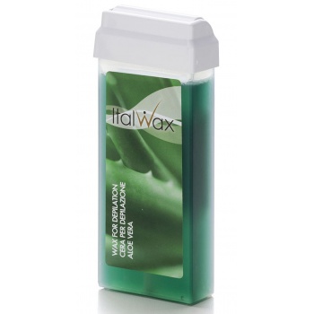 ITALWAX Depilační sada – vosk roll-on Aloe + pásky 100 ks + olej 100 ml