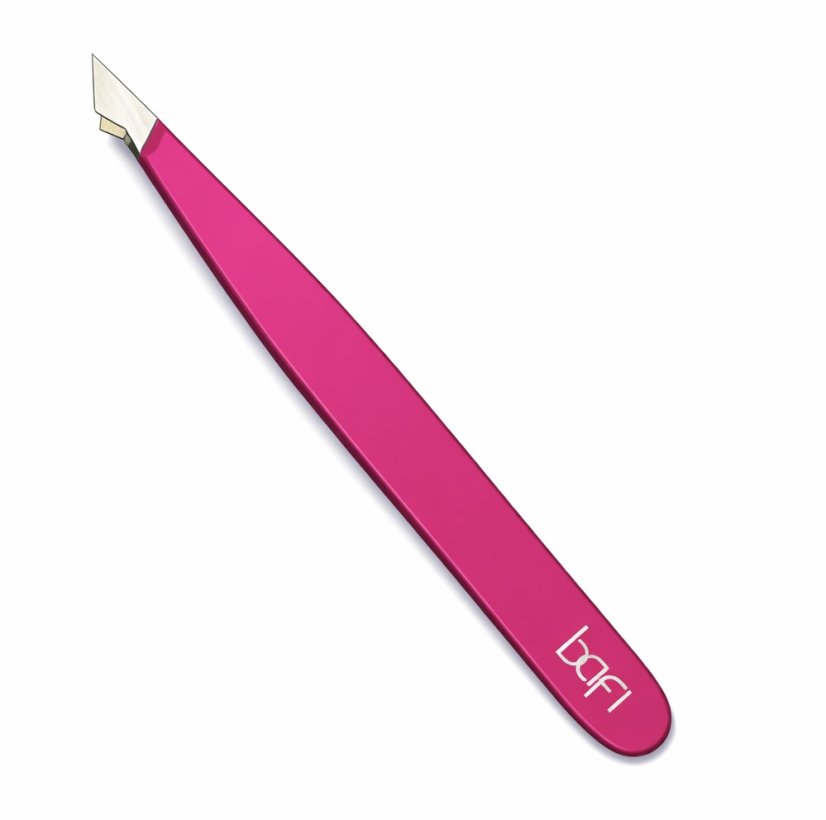 BAFI Pinzas profesionales para cejas Classic 95/8, rosa