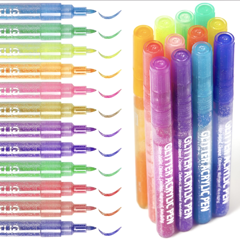 BORN PRETTY Lápices para nail art - Graffiti, juego de 12 uds