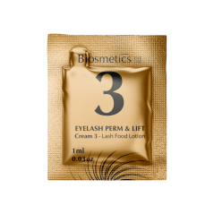 BIOSMETICS Fórmula 3 Laminación de cejas y lifting de pestañas - acondicionador para pestañas 1 ml