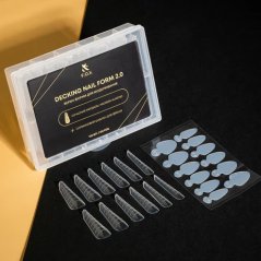 F.O.X - moldes superiores para extensiones de uñas Modern Almond, 120 uds.