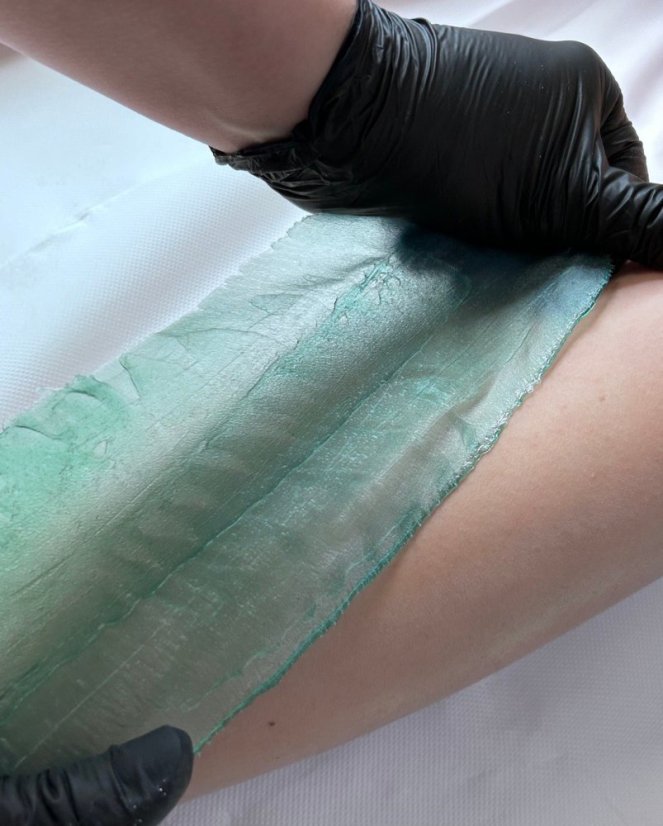 ITALWAX Depilační sada – vosk roll-on Aloe + pásky 100 ks + olej 100 ml