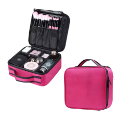 BAFI Kosmetická taška  Profesionální organizér 2v1, růžová