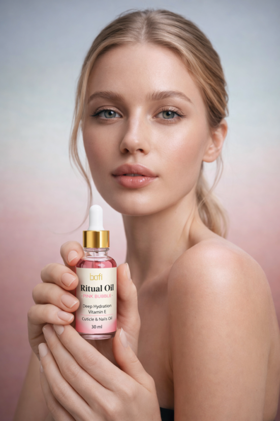 BAFI Cuticle and Nail Oil Pink Bubble, 30 ml